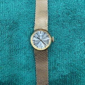 Tissot vintage 10k Gold filled Women’s Cocktail Watch wind up collectors watch